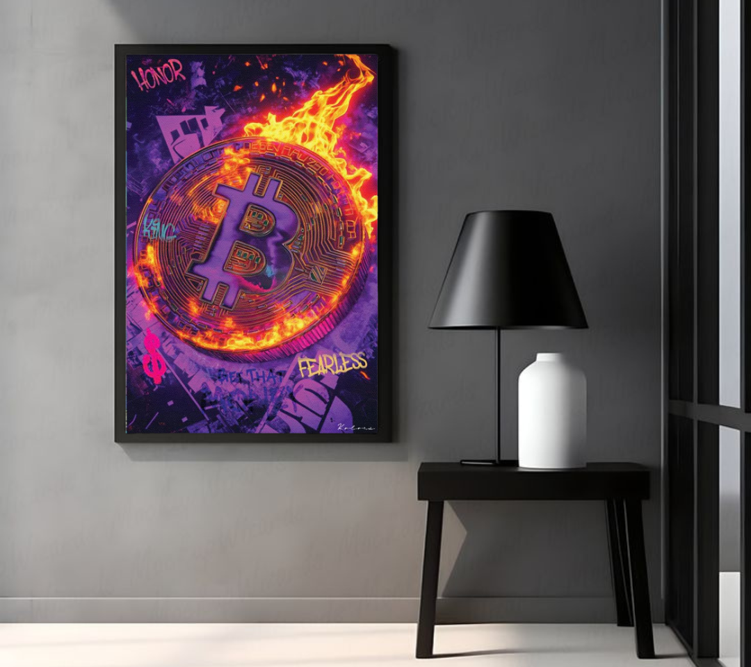Tableau décoratif - Bitcoin Trivia - kolors brand