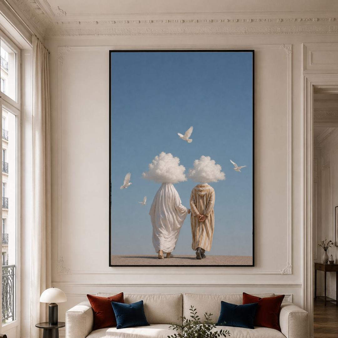 Tableau décoratif -Promenade Nuageuse