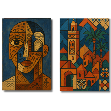 Tableaux décoratifs Pack -Mémoire Géométrique