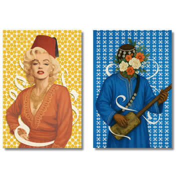 Tableaux décoratifs Pack -Maroc Pop Culture