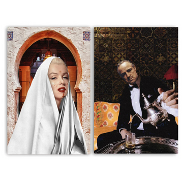 Tableaux décoratifs Pack - Mariam Monroe X Le parrain Marocain
