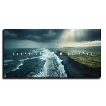 Decorative painting - Every storm will pass