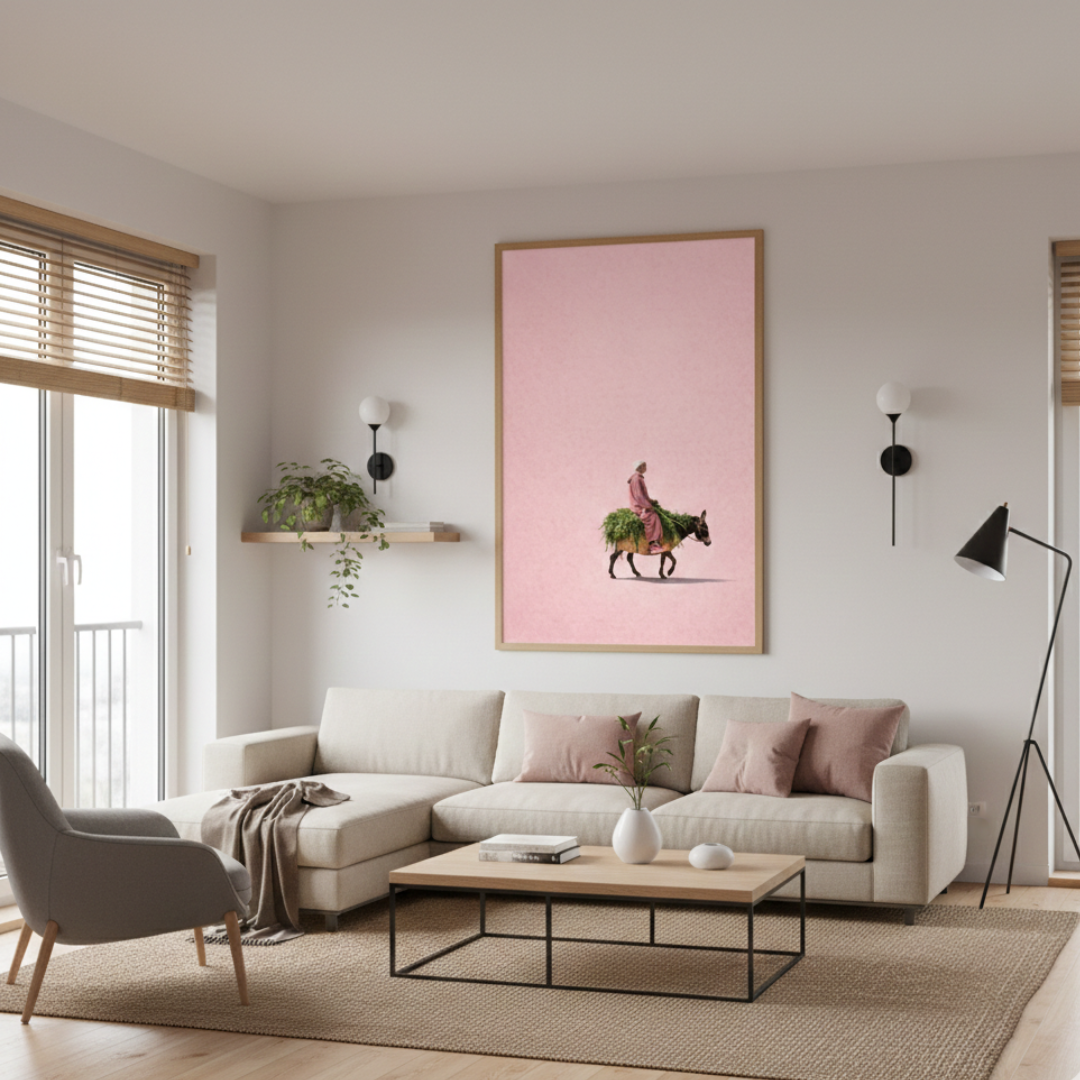 Tableau décoratif -L’Équilibre Rose