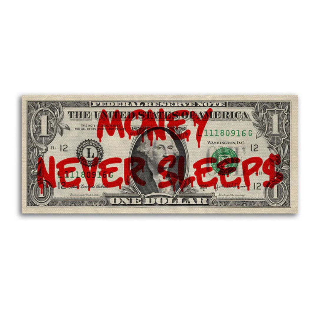 Decorative painting - Money never sleeps