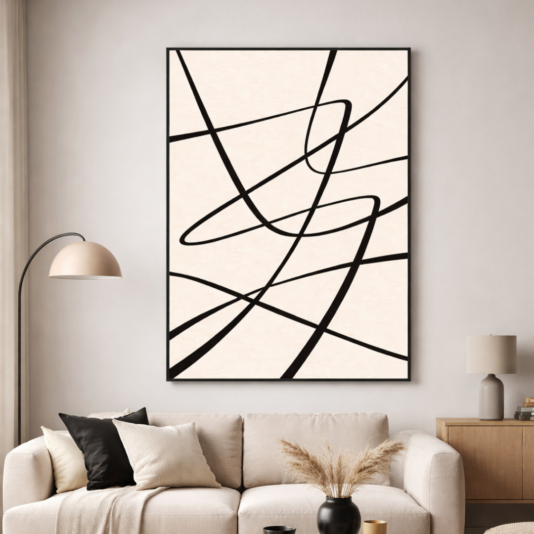 Tableau décoratif -Lignes Continues