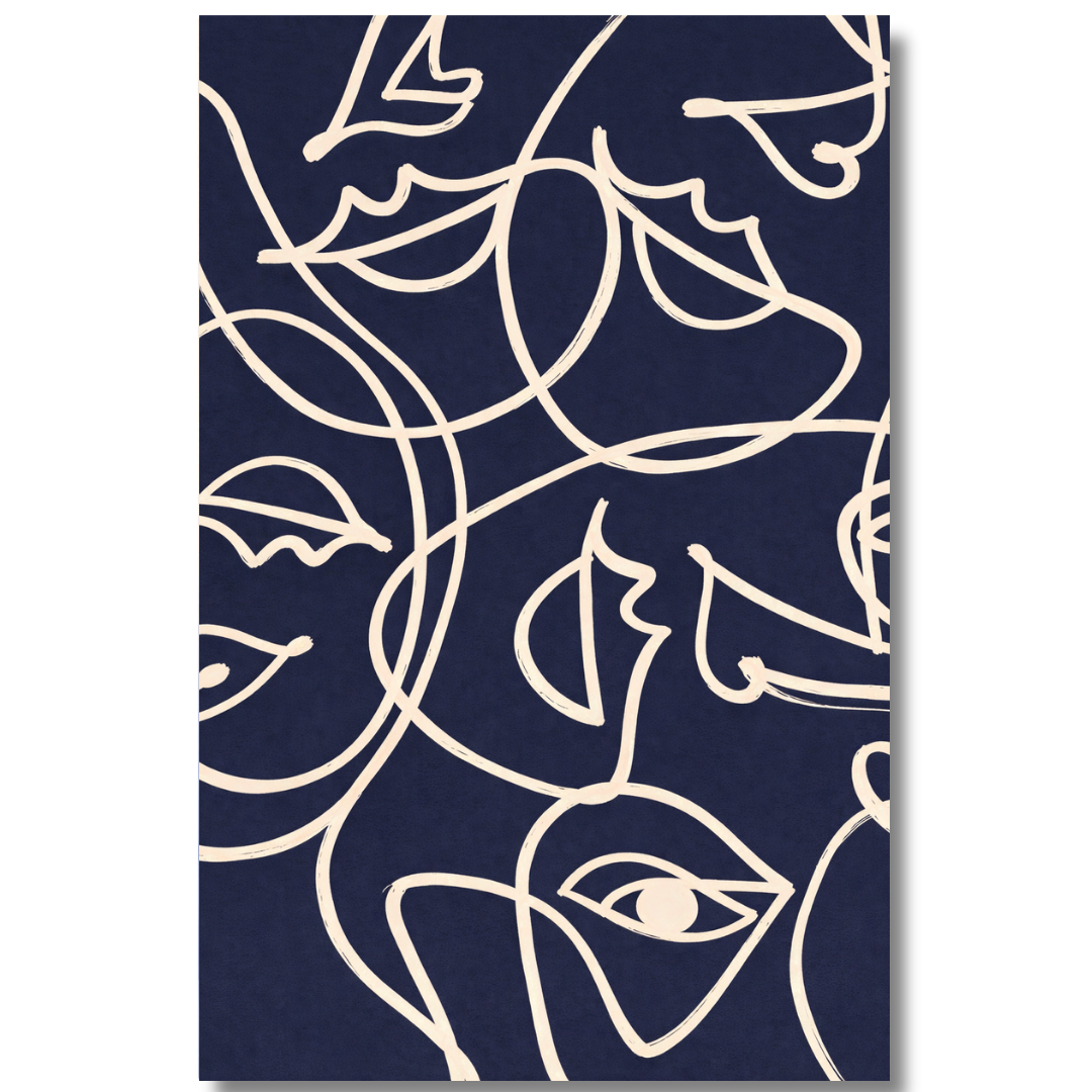 Tableau décoratif -Dialogue de Lignes