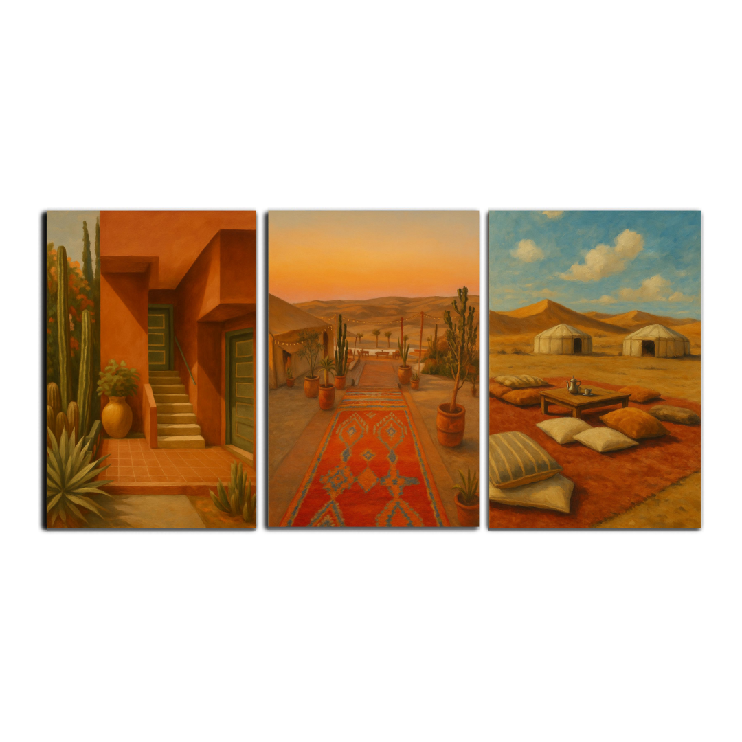 Tableaux décoratifs Pack -Éclat saharien