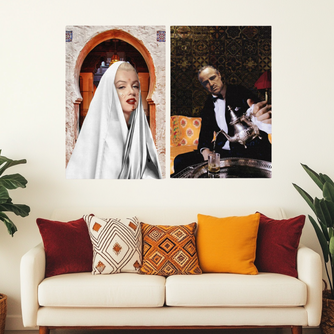 Tableaux décoratifs Pack - Mariam Monroe X Le parrain Marocain