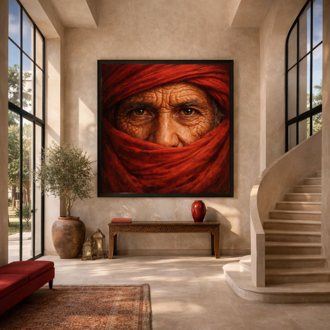 Tableau décoratif -Visage du Sahara