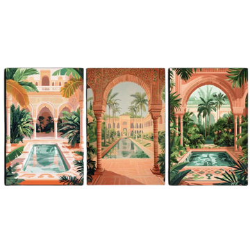 Tableaux décoratifs Pack - Sérénité des Palais Marocains