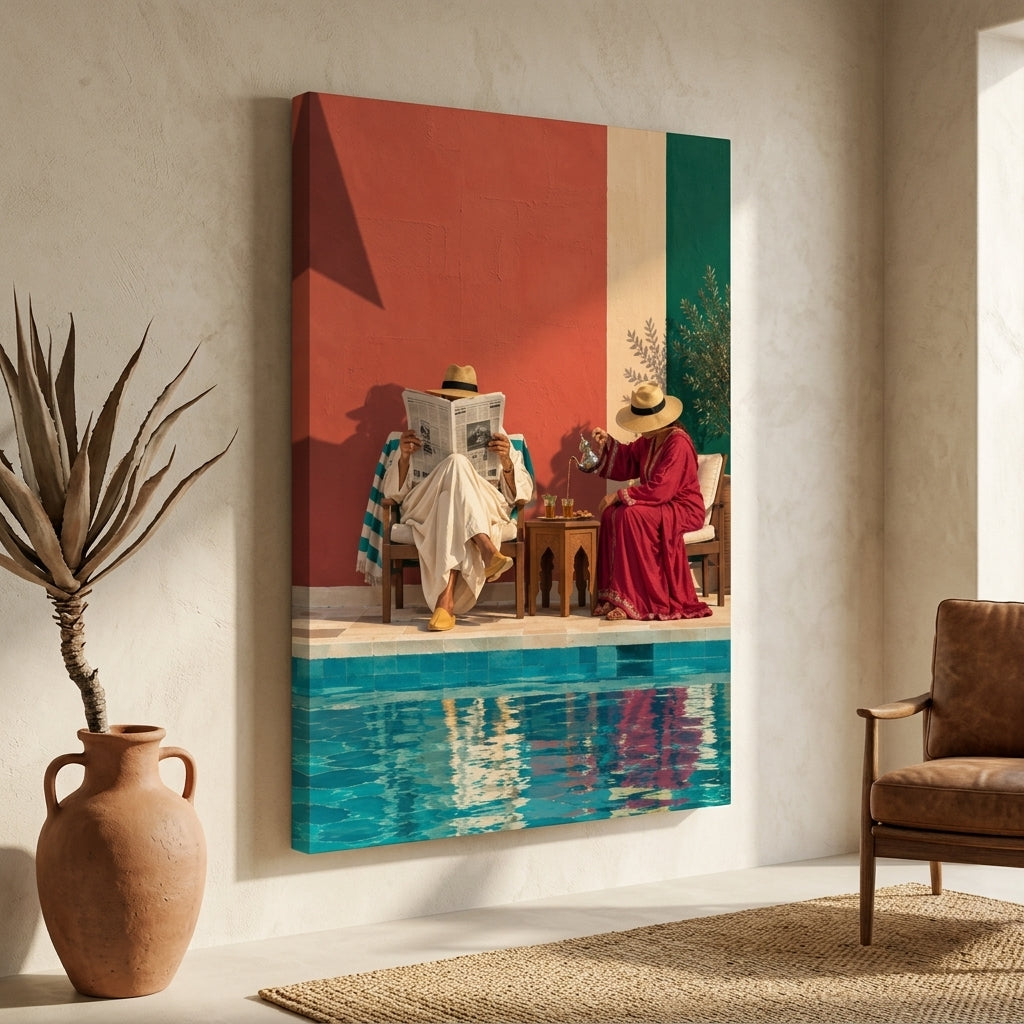 Decorative painting - The King of the Bazaar