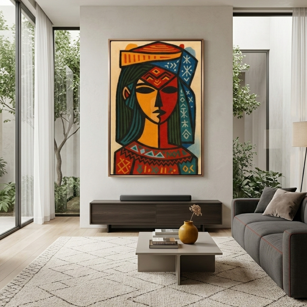 Tableau décoratif - Visage Berbère