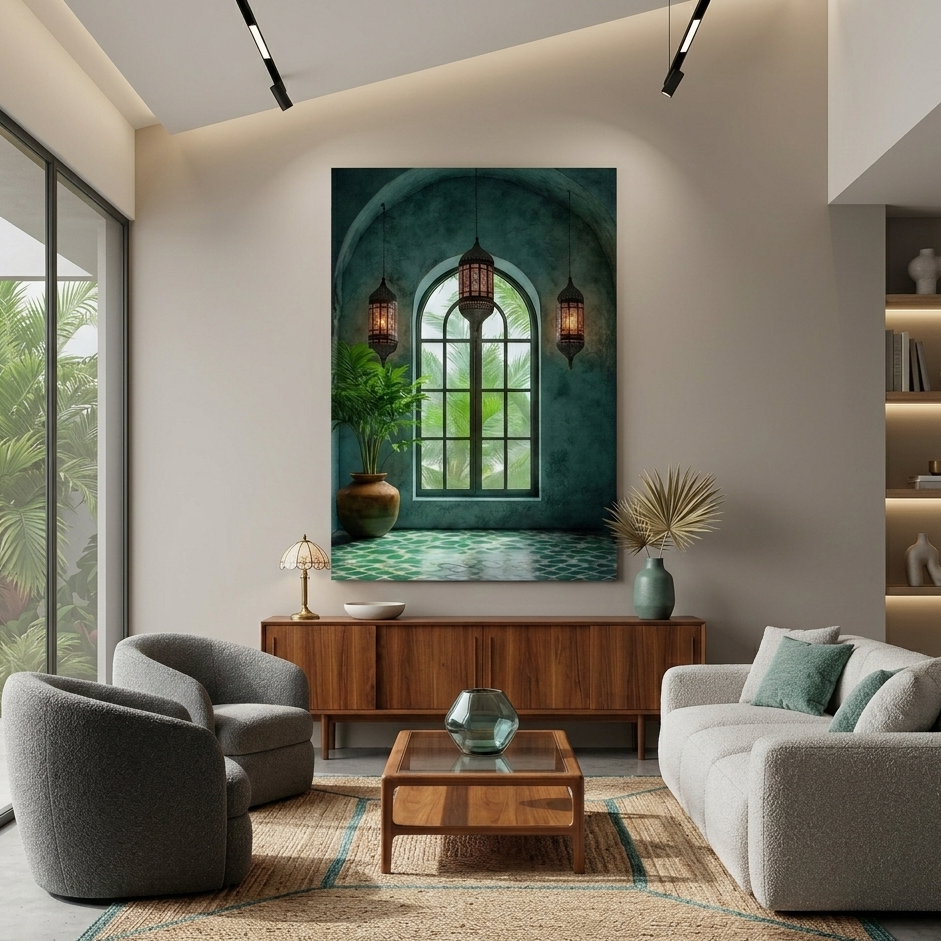 Tableau décoratif - Riad et Reflets