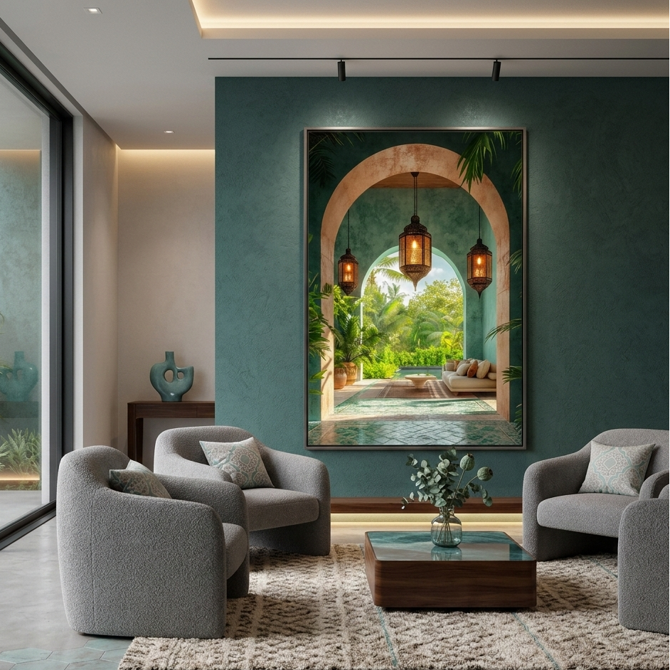 Decorative painting - Andalusian charm