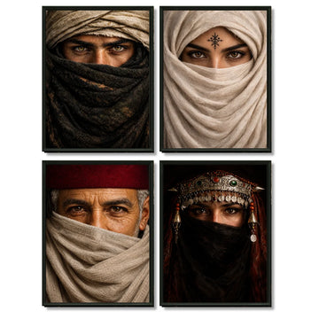 Tableaux décoratifs Pack -Portraits de la culture du Maroc