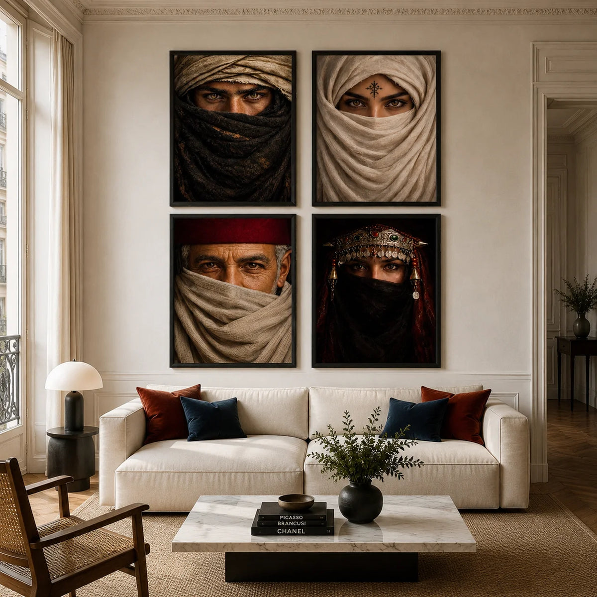 Tableaux décoratifs Pack -Portraits de la culture du Maroc