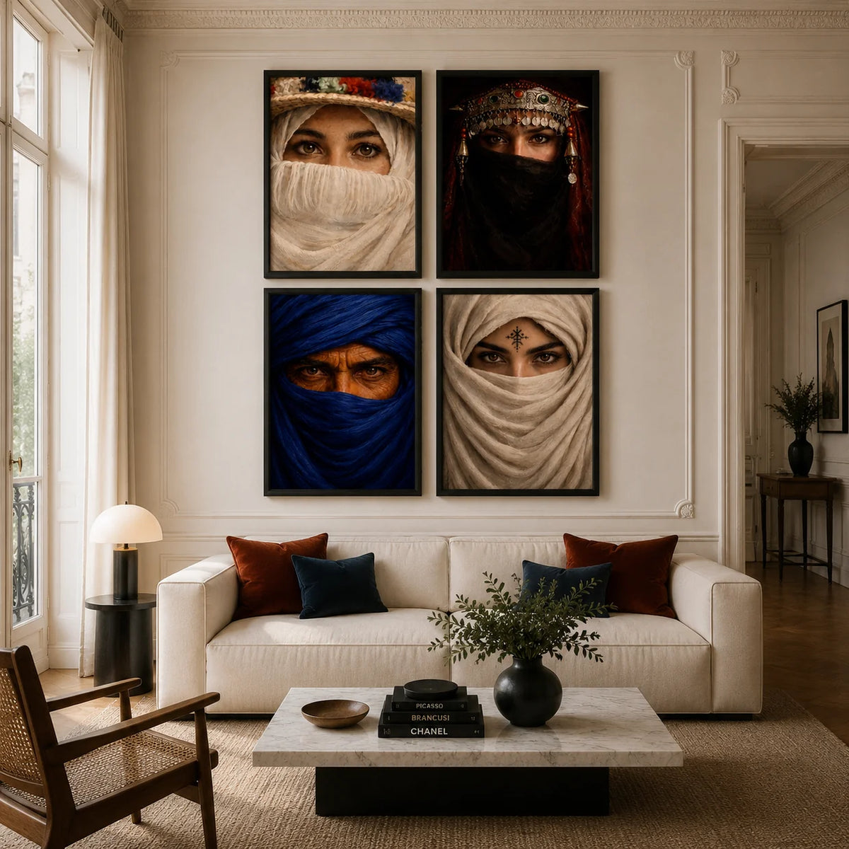Tableaux décoratifs Pack -Portraits de la culture du Maroc 2)