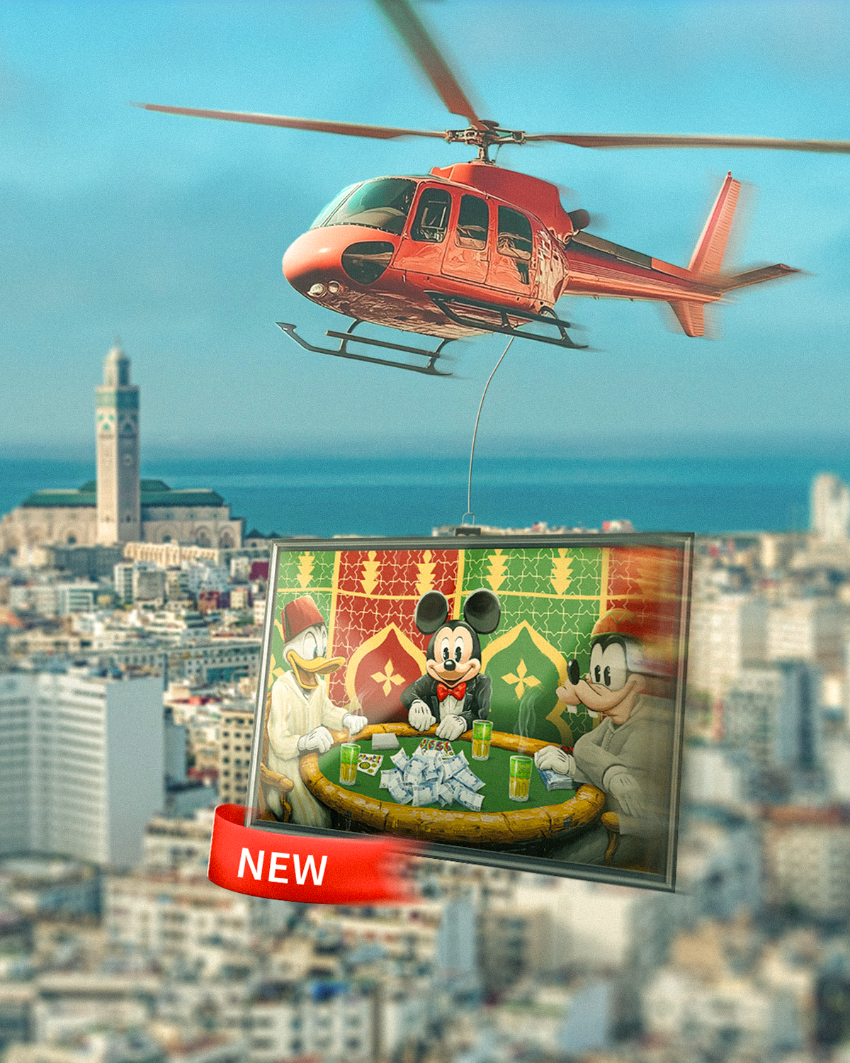 Decorative painting - The King of the Bazaar