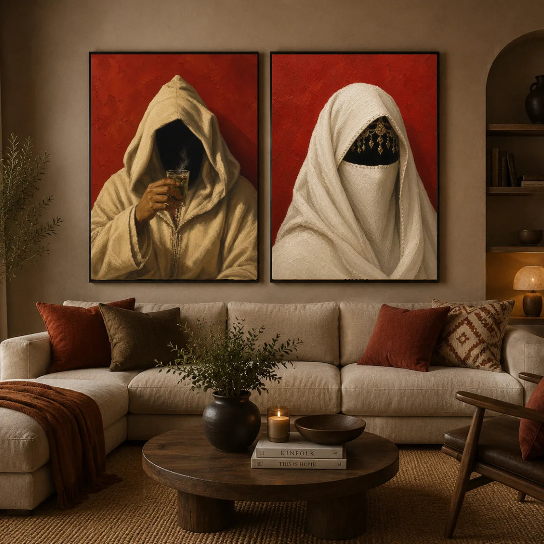 Tableaux décoratifs Pack -Terracotta