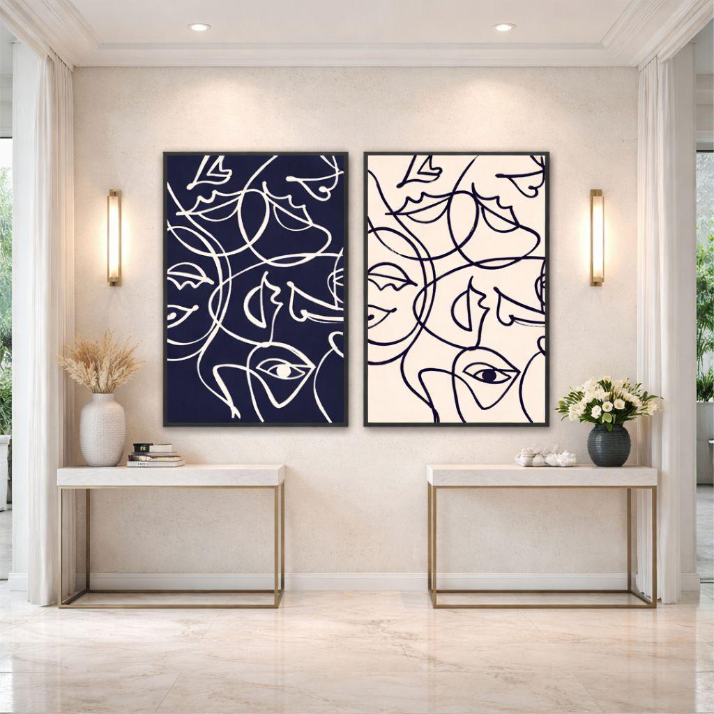 Tableaux décoratifs Pack -Dualité Linéaire