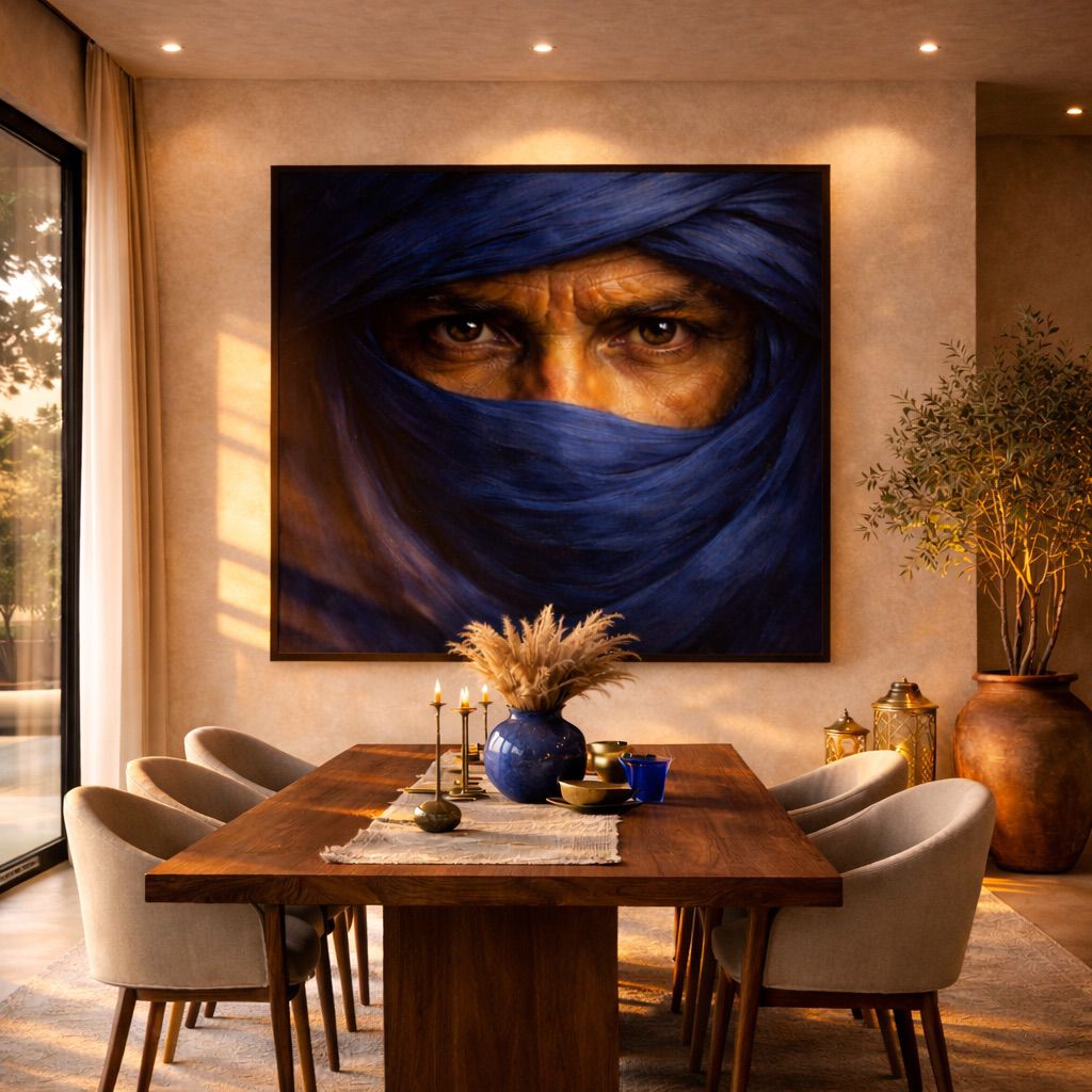Decorative painting - The guerrab