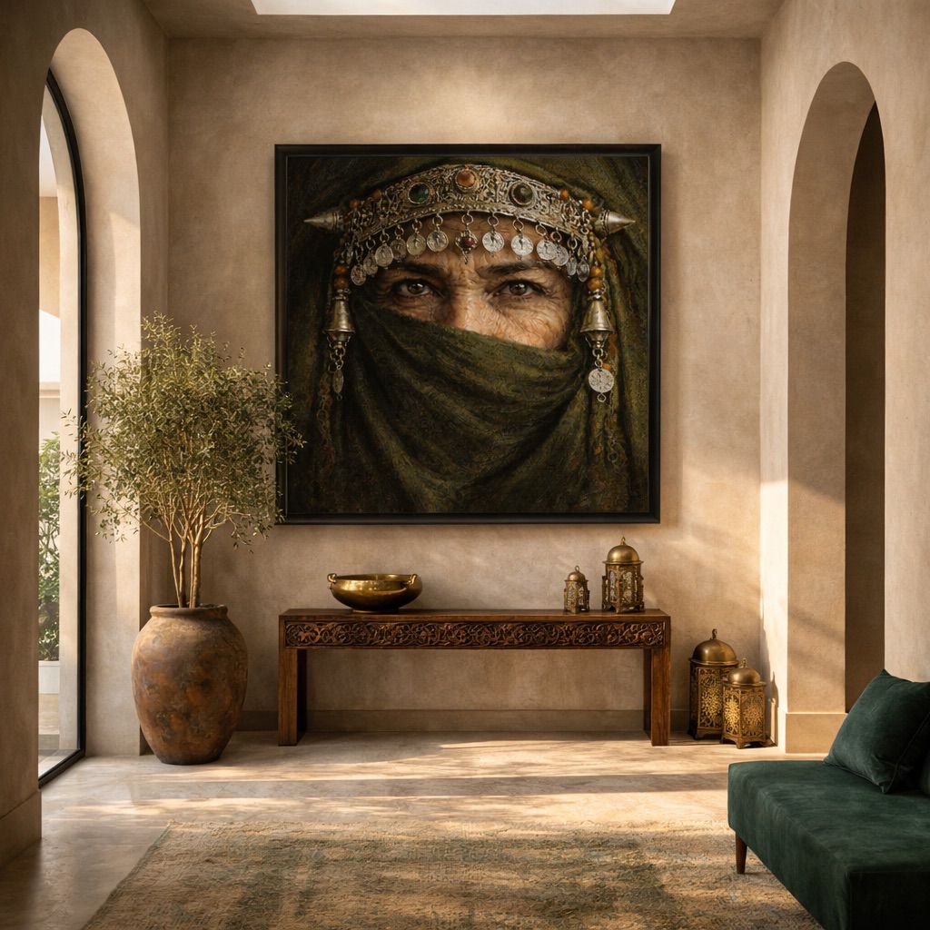 Decorative painting - The guerrab