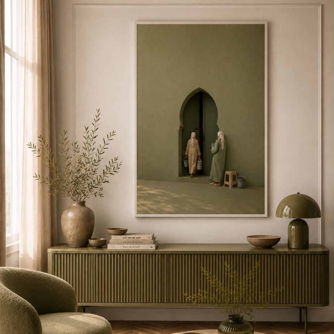 Tableau décoratif -Au Seuil du Hammam