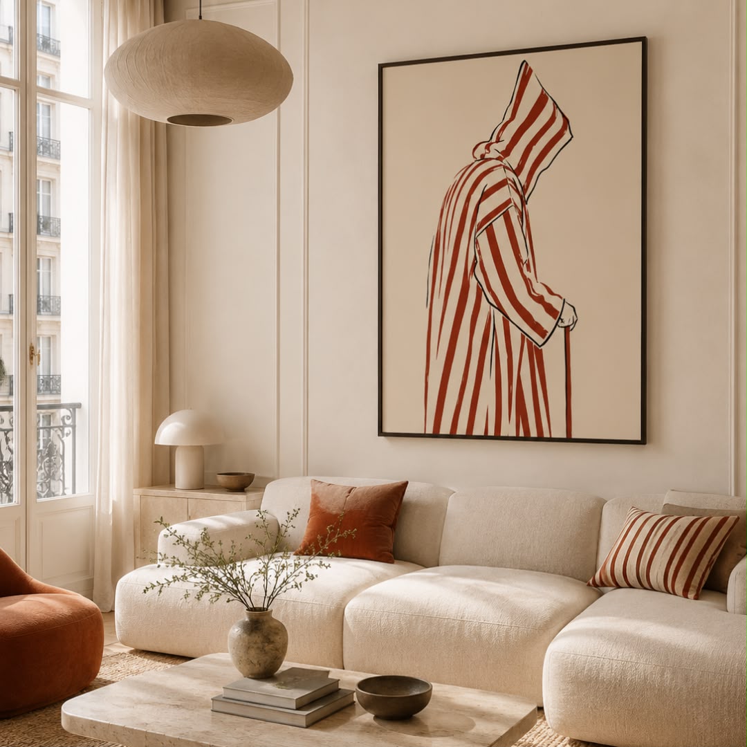 Tableau décoratif -L'Homme Rayé
