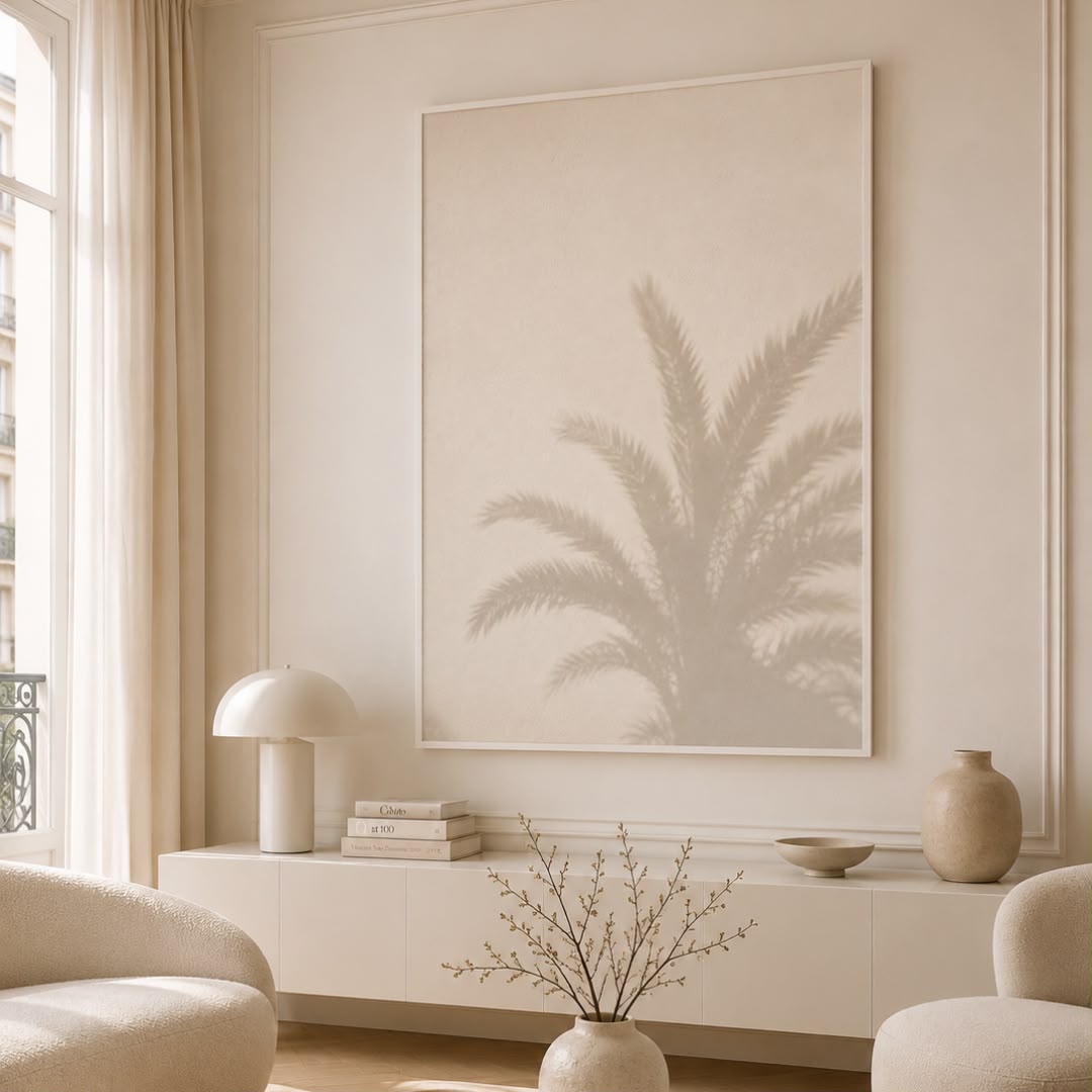 Tableau décoratif -L'Empreinte du Palmier
