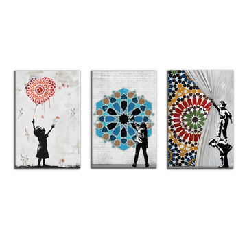 Tableaux décoratifs Pack -Rêves en Zelliges