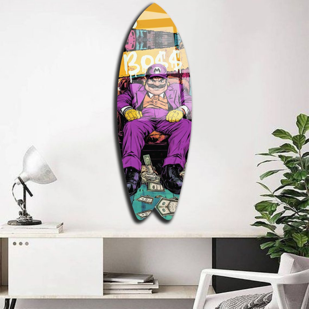 Big Boss Ride - Planche Surf Plexiglass - kolors brand