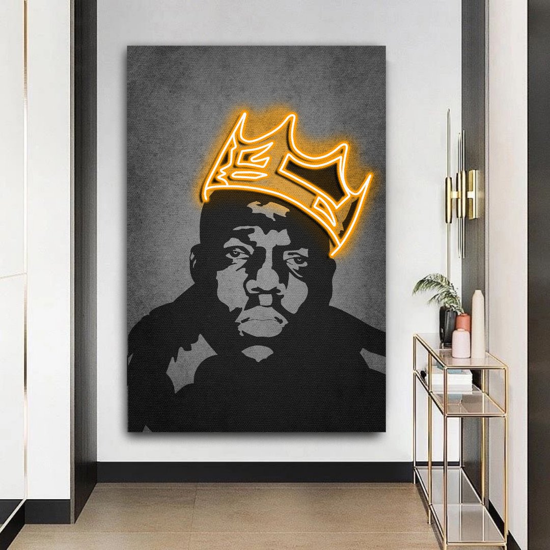 Biggie Smalls - Tableau Néon - kolors brand