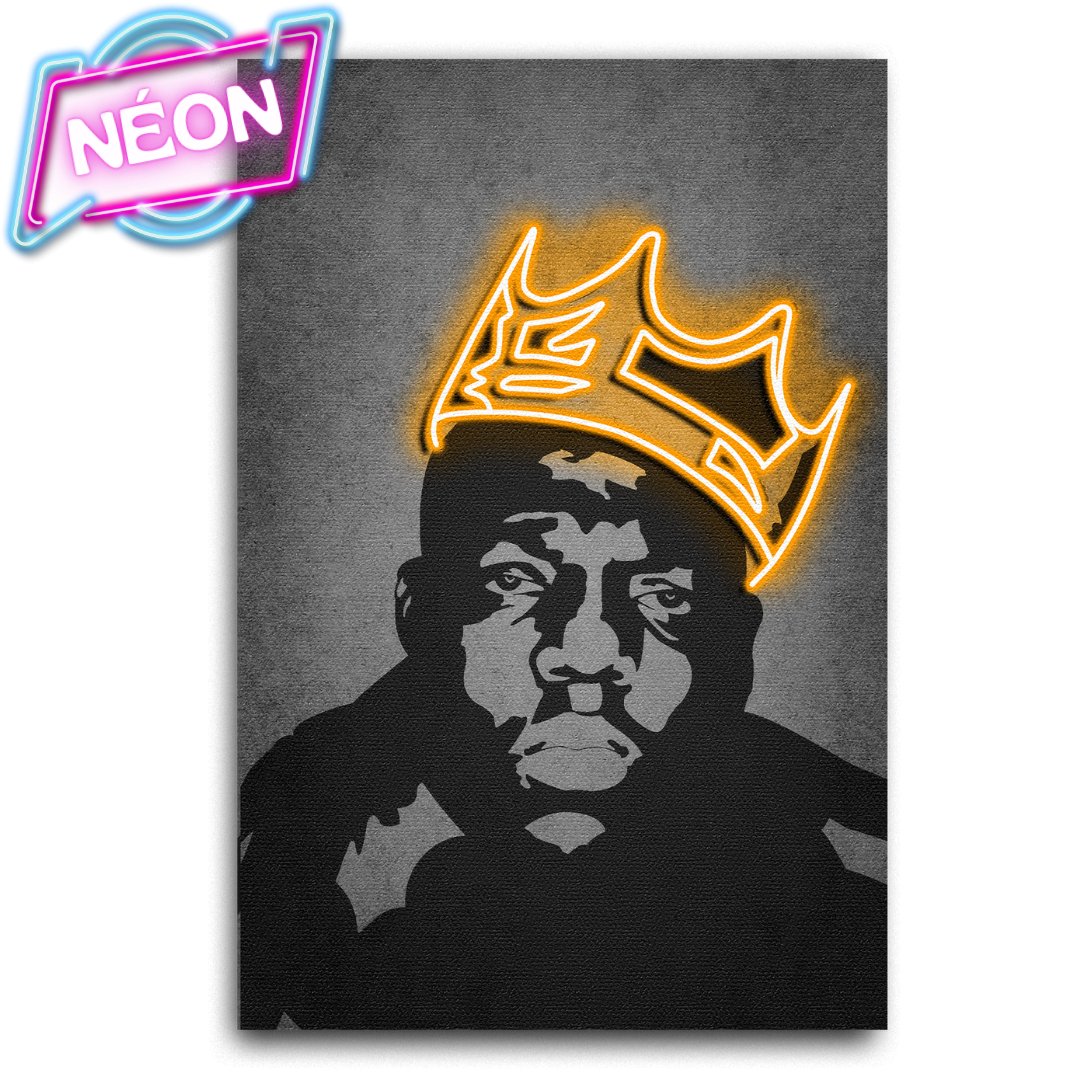 Biggie Smalls - Tableau Néon - kolors brand