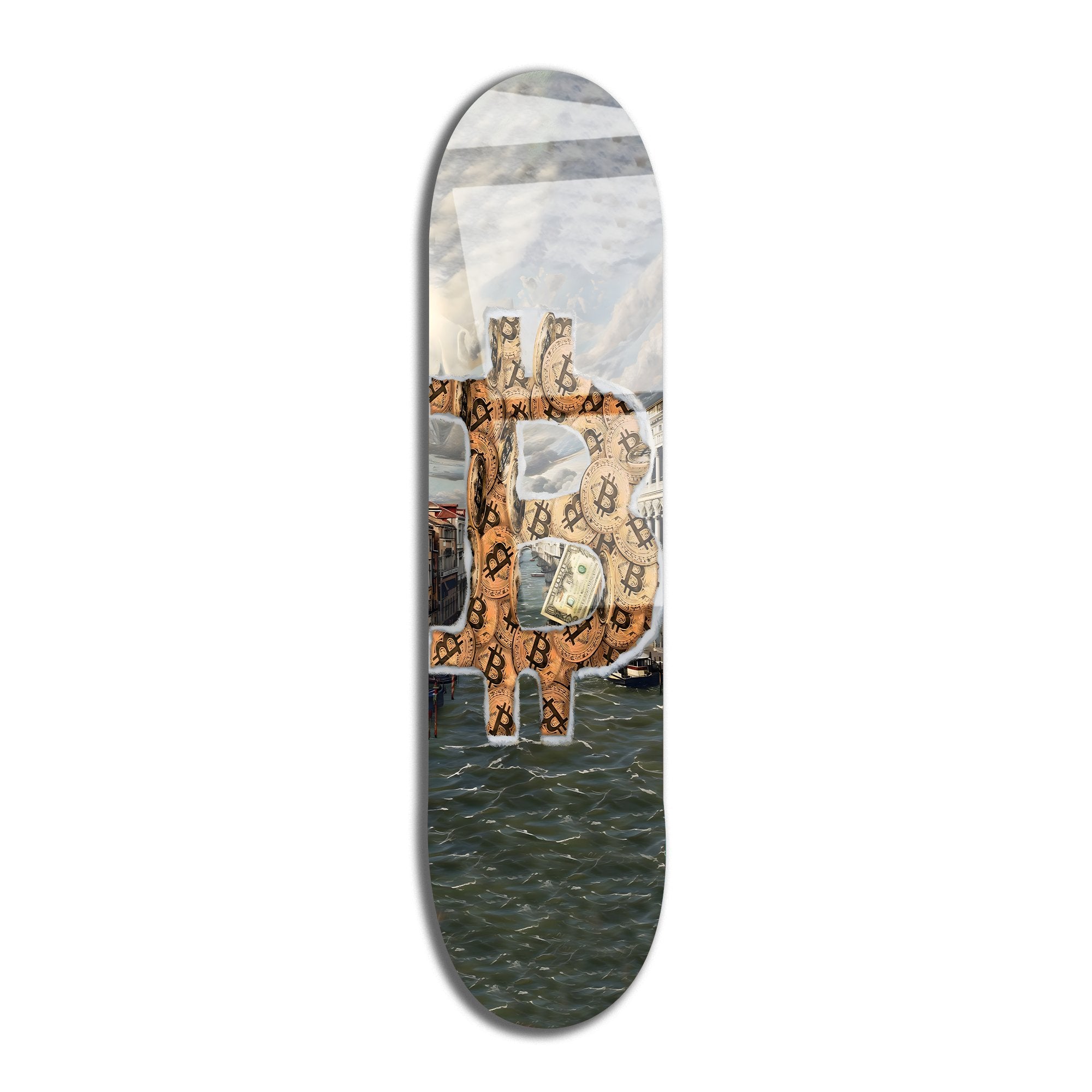 Crypto Horizons - Skateboard Plexiglass - kolors brand