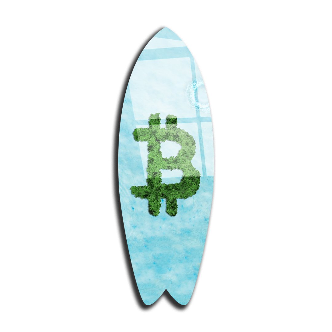 Crypto Waves - Planche Surf Plexiglass - kolors brand