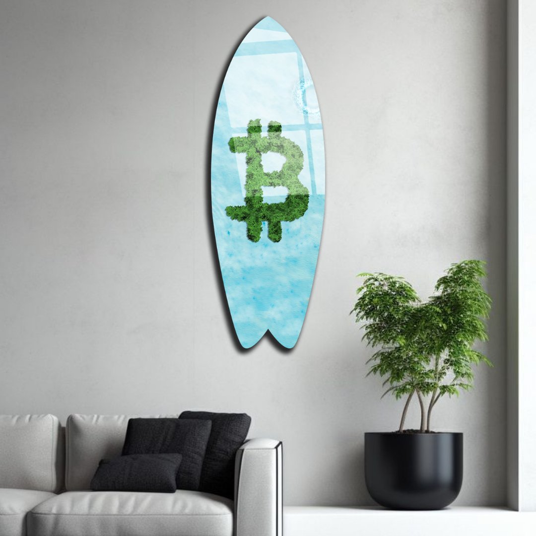 Crypto Waves - Planche Surf Plexiglass - kolors brand