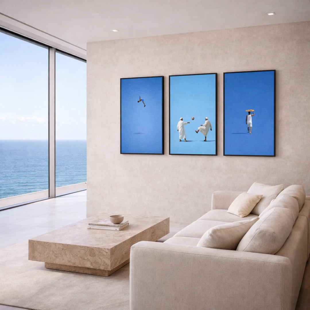 Tableaux décoratifs Pack - Le Maroc en Bleu