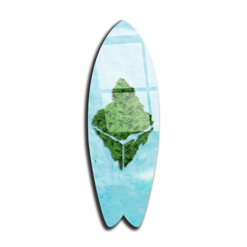 Ethereum Island - Planche Surf Plexiglass - kolors brand