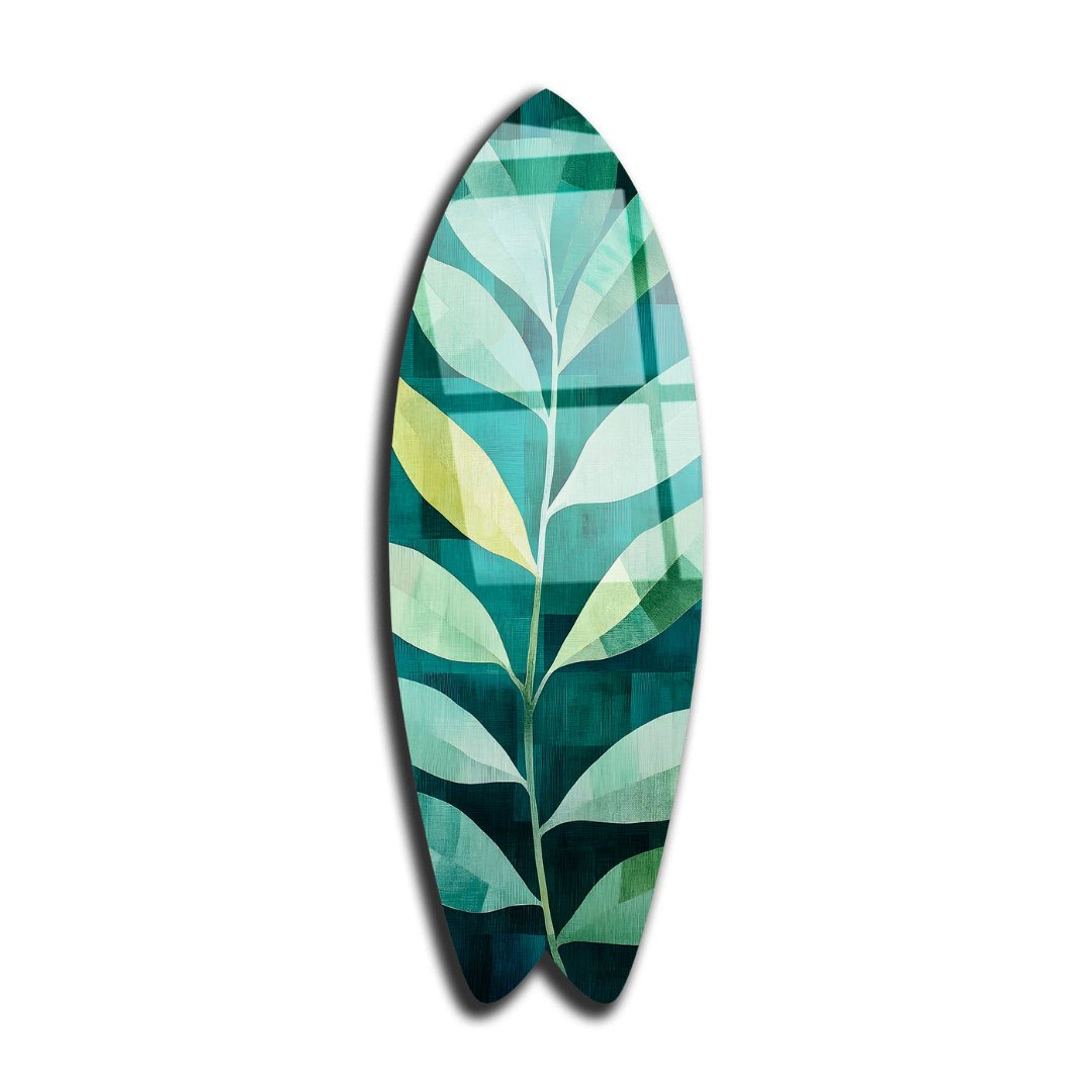 Feuilles en Vague - Planche Surf Plexiglass - kolors brand