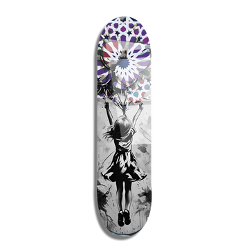 Ballons Zellij- Skateboard en plexiglass