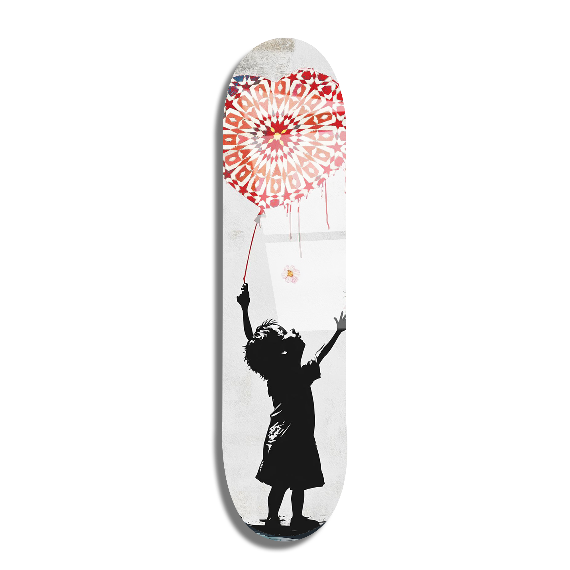 Le Cœur de la Zellige- Skateboard en plexiglass