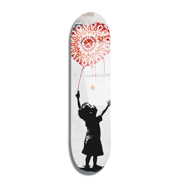 Line and Shape - Plexiglass Skateboard