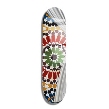 Line and Shape - Plexiglass Skateboard
