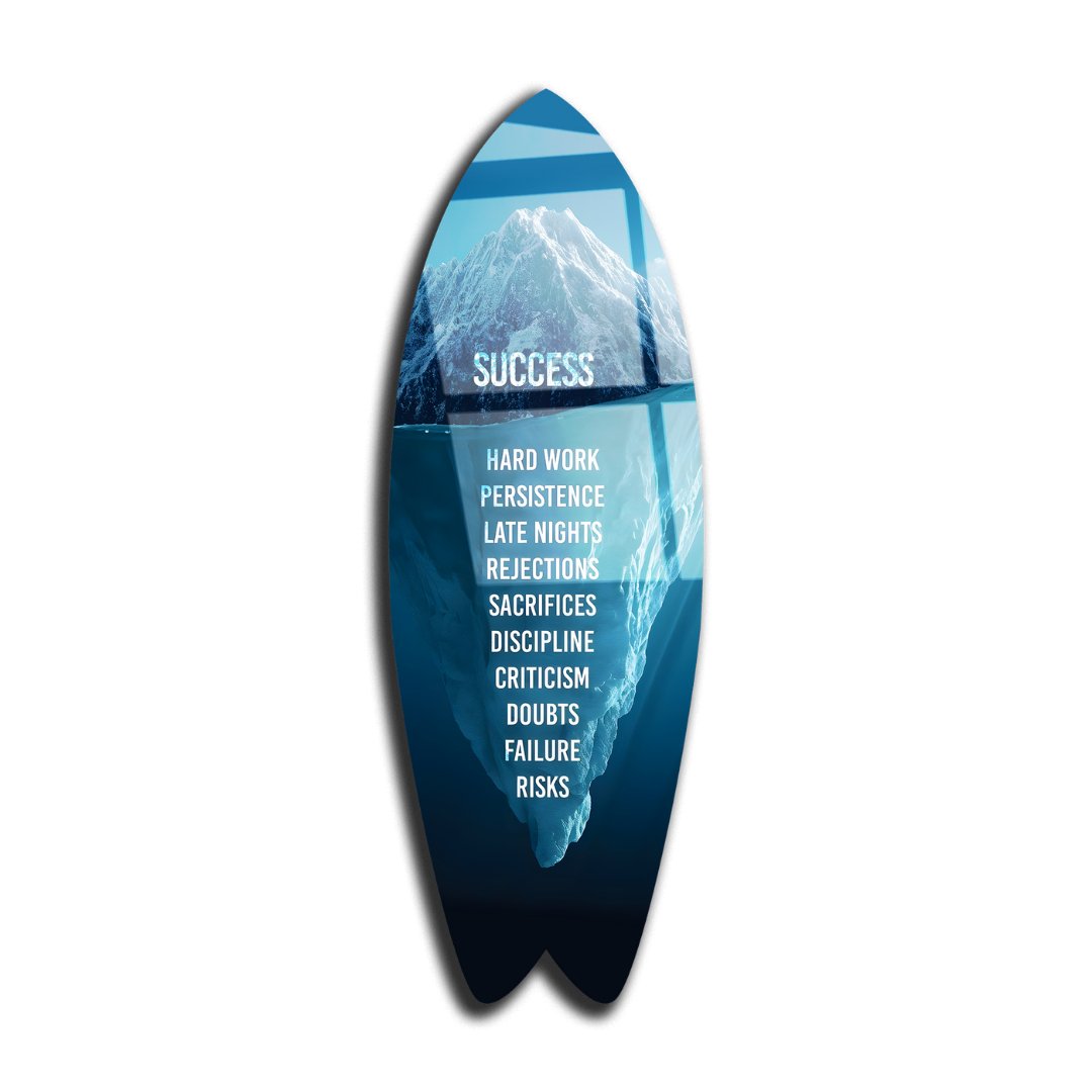L'Ascension du Succès - Planche Surf Plexiglass - kolors brand