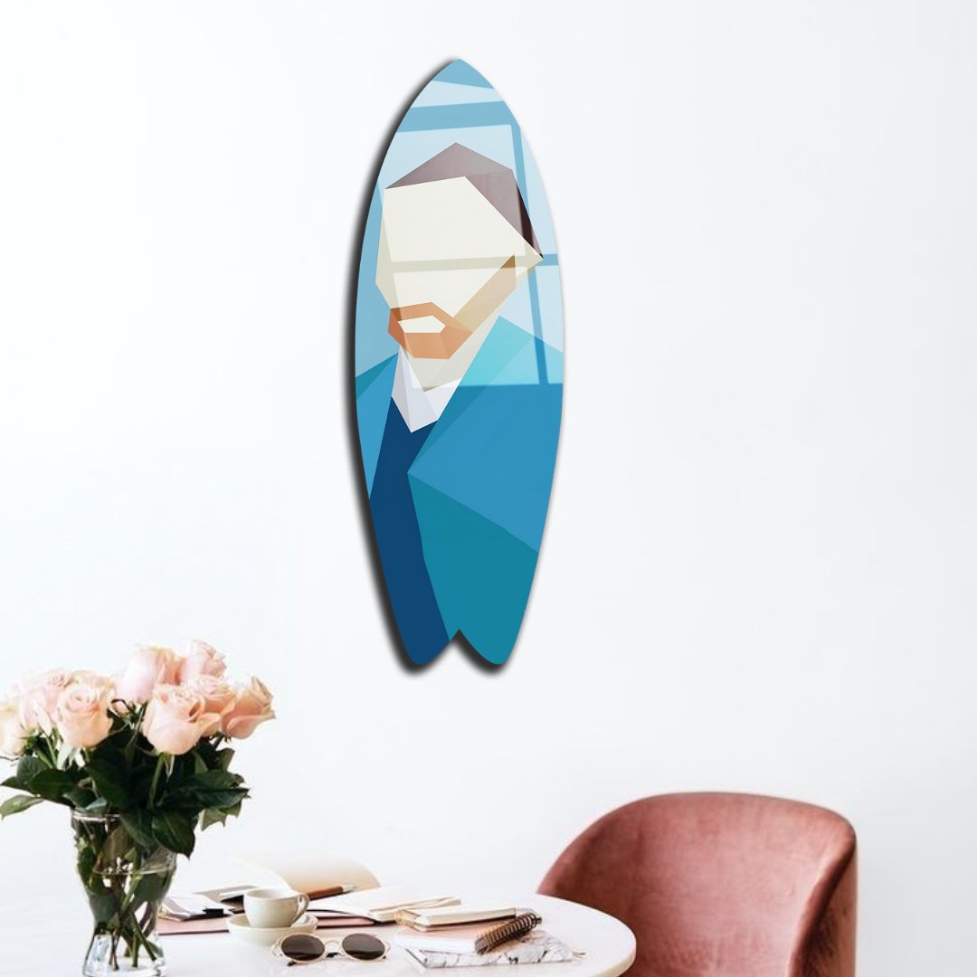 Modernité Silencieuse - Planche Surf Plexiglass - kolors brand