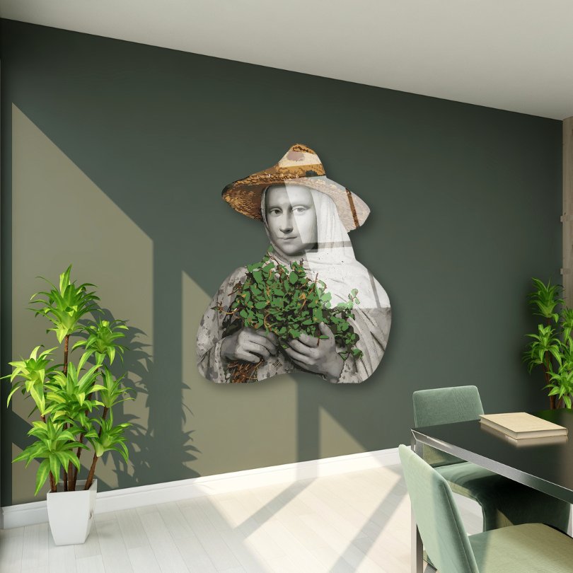 Mona lisa chamalia - Découpe plexiglass - kolors brand