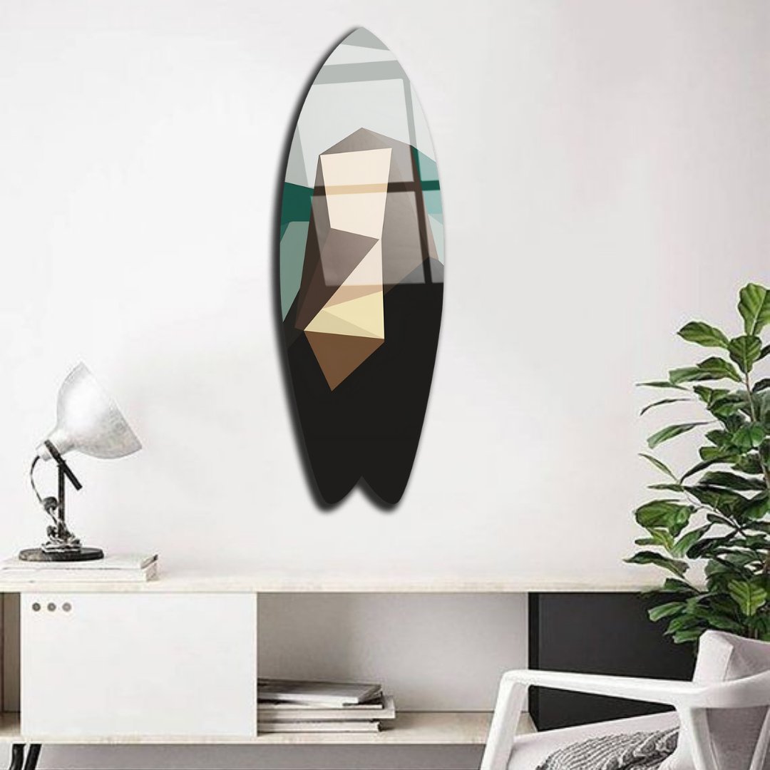 Mona Lisa Cubique - Planche Surf Plexiglass - kolors brand