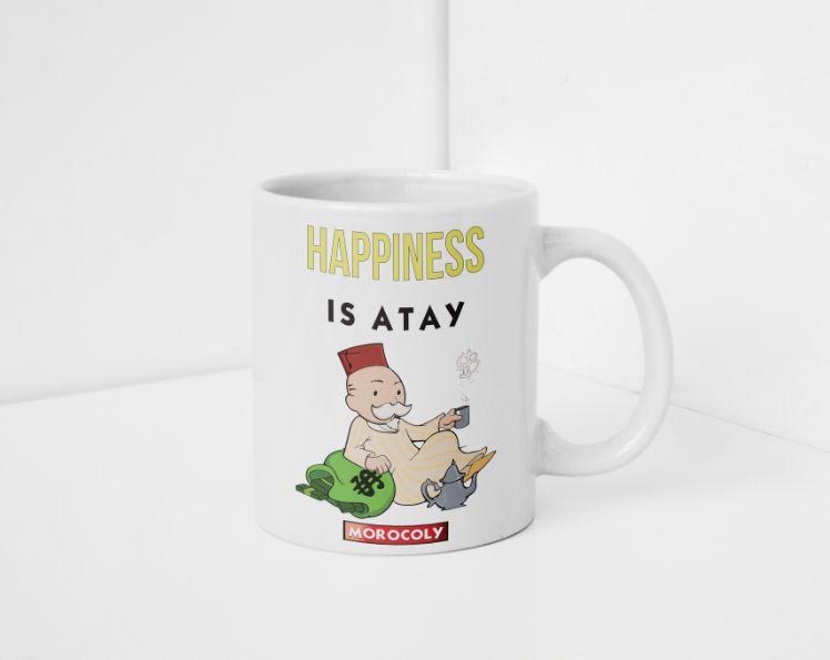 Mug - HAPINESS IS ATAY - kolors brand