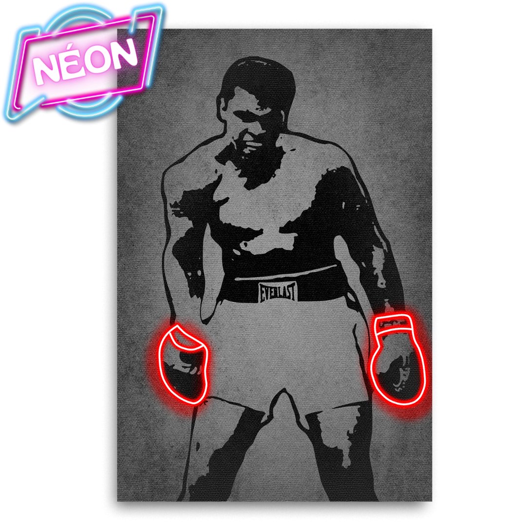 Muhamed Ali - Tableau Néon - kolors brand