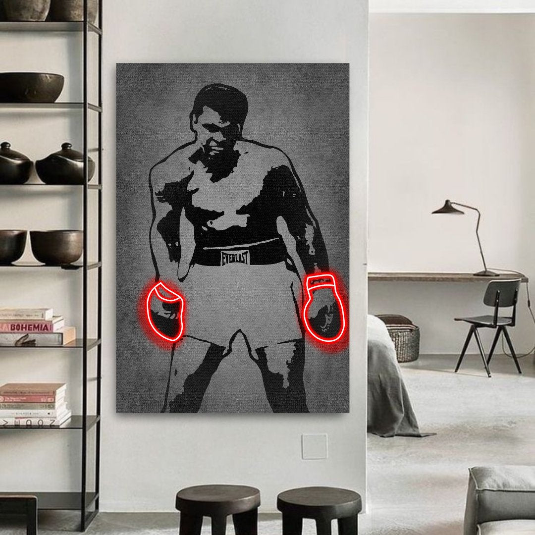 Muhamed Ali - Tableau Néon - kolors brand